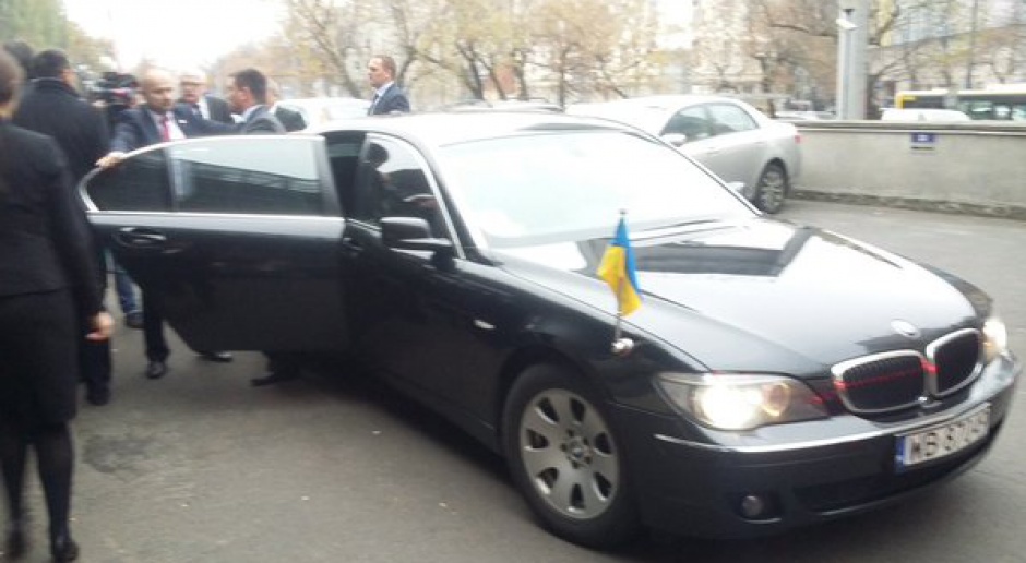 Minister spraw zagranicznych Ukrainy Pawło Klimkin przyjechał do siedziby PiS. Fot. twitter.com