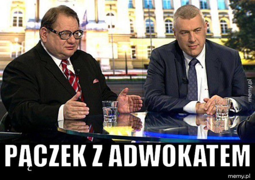 Ryszard Kalisz i Roman Giertych w memie nawiązującym do Tłustego Czwartku, źródło: memy.pl