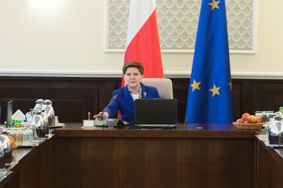 Premier Beata Szydło przed posiedzeniem rządu, źródło: P. Tracz / KPRM / premier.gov.pl
