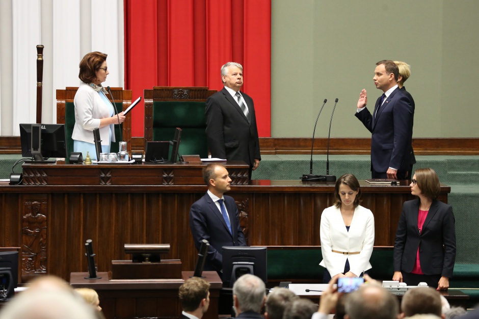 Poprzednie Zgromadzenie Narodowe odbyło się dla przyjęcia prezydenckiego ślubowania Andrzeja Dudy.