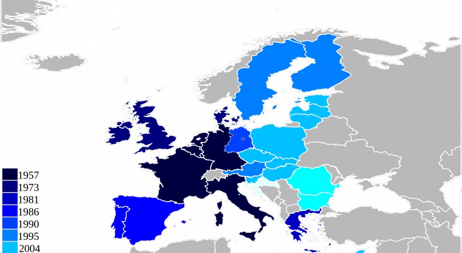 Rozwój UE, źródło: wikipedia.org/CC