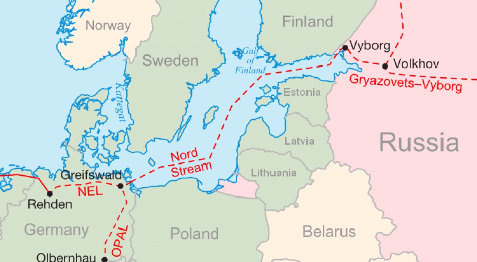 Trasa Nord Stream 2 mija kluczowe kraje tranzytu gazu w tym Polskę i Ukrainę, źródło: wikipedia.org/CC
