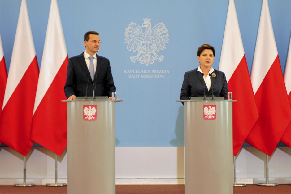 Według Ewy Kopacz, nominacja dla Morawieckiego, to wotum nieufności w stosunku do premier Beaty Szydło. (Fot. Flickr/Kancelaria Premiera)