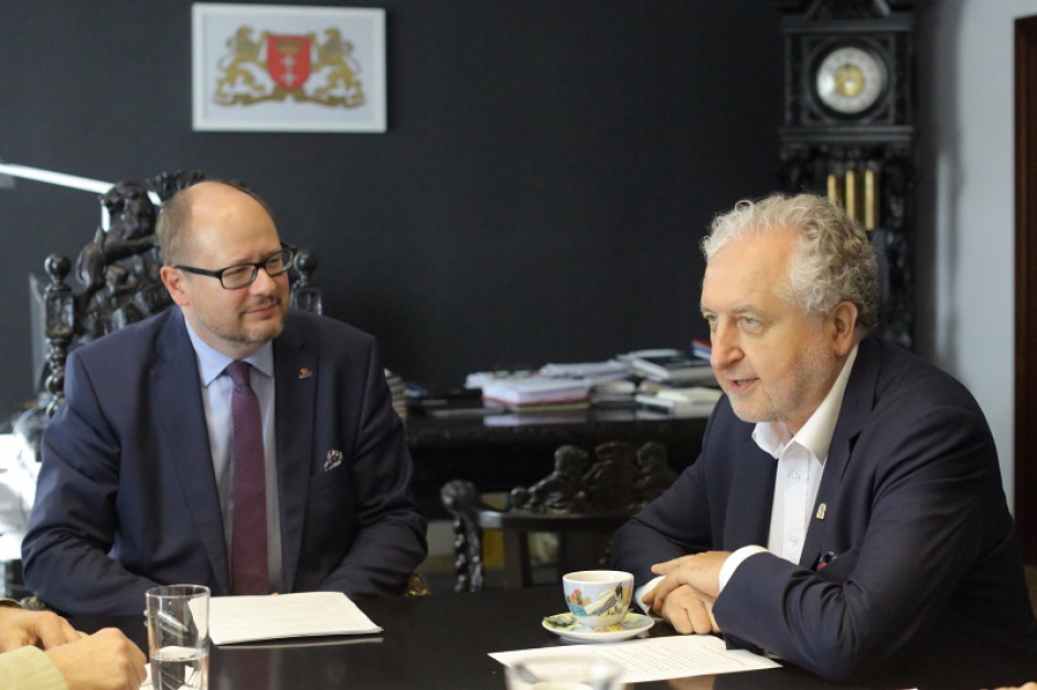 Prezydent Gdańska i Andrzej Rzeplińskie (fot.gdansk.pl)