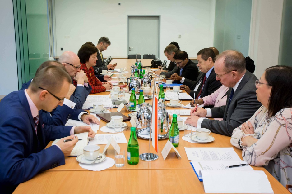 W trakcie spotkania omówiono stan oraz perspektywy współpracy politycznej i gospodarczej Polski i RPA (fot.msz.gov.pl/M.Jasiulewicz)