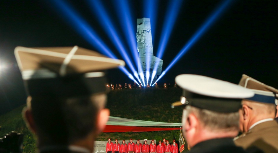 II Wojnę Światową polscy oficjele upamiętniają co roku 1 września na Westerplatte, źródło: Kancelaria Prezydenta/Twitter.com