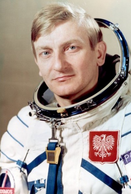 Generał Mirosław Hermaszewski w roku lotu kosmicznego, 1978, źródło: wikipedia.org/CC
