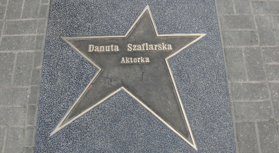 Gwiazda Danuty Szaflarskiej w Łodzi, źródło: HuBar/wikipedia.org/CC BY-SA 2.5