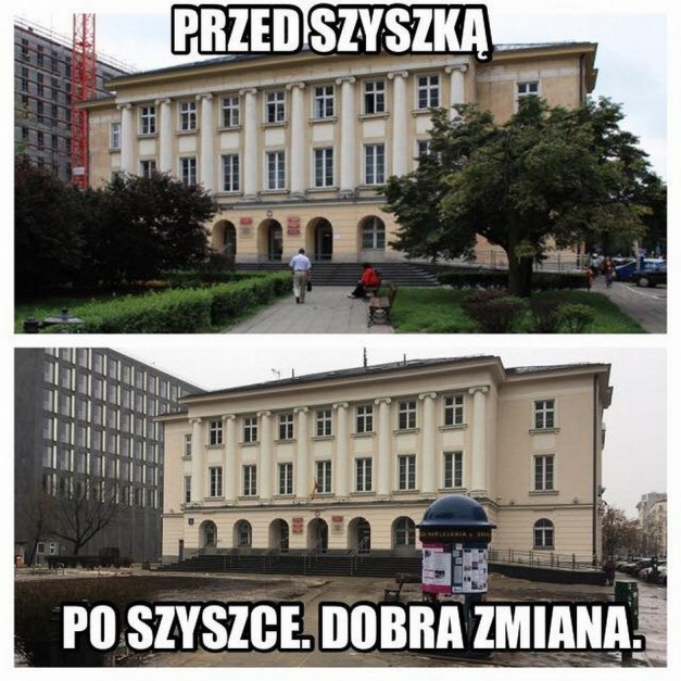 Mem internetowy prezentujący akcję #PolskawTrocinach, źródło: twitter.com/szykom89