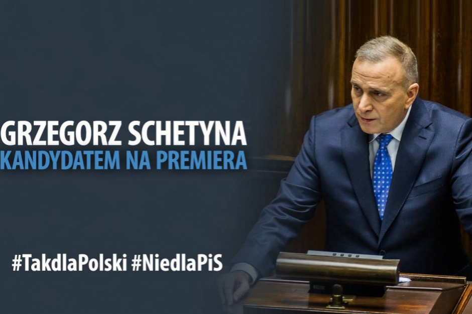 Kandydatem PO na nowego premiera jest lider partii Grzegorz Schetyna (Grzegorz Schetyna, fot.twitter.com/Platforma_org)