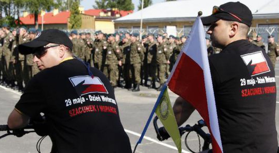 Archiwalna fotografia przedstawiająca Brygadę Strzelców Podhalańskich w Dniu Weterana, źródło: MON/mon.gov.pl