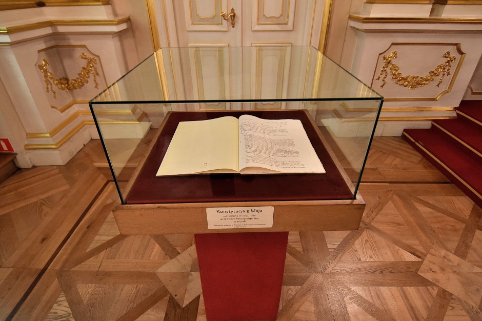 Kopia Konstytucji 3 maja (fot.wikipedia.org/Adrian Grycuk)