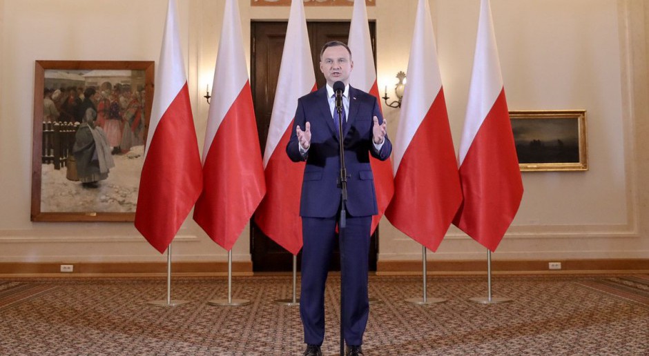 Andrzej Duda prezydent RP złożył kondolencje rodzinom ofiar nawałnic