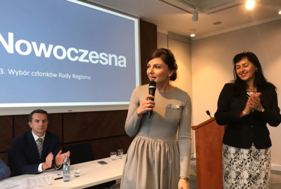 Monika Rosa została nową przewodniczącą Nowoczesnej na Śląsku (fot. Twitter/Ryszard Petru)