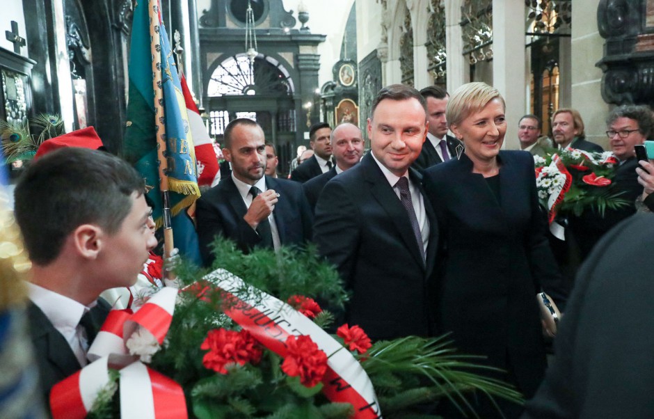 Uroczysta msza św. w 200. rocznicę śmierci Tadeusza Kościuszki (fot.prezydent.pl/Grzegorz Jakubowski)
