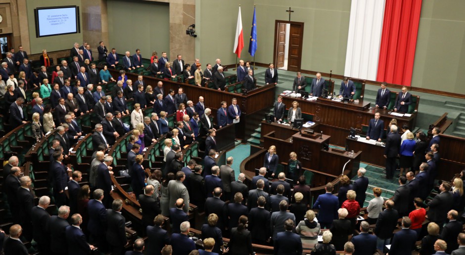 Widok na inaugurację posiedzenia Sejmu RP., źródło: Rafał Zambrzycki/Kancelaria Sejmu/flickr.com/CC BY 2.0