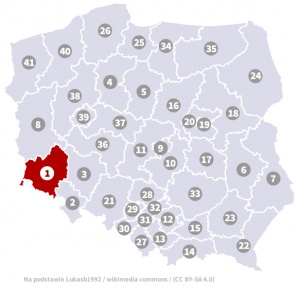 Okręg wyborczy nr 1 (Legnica, dolnośląskie) - wybory 2015
