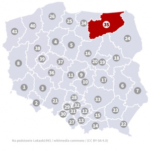 Okręg wyborczy nr 35 (Olsztyn, warmińsko-mazurskie) - wybory 2015
