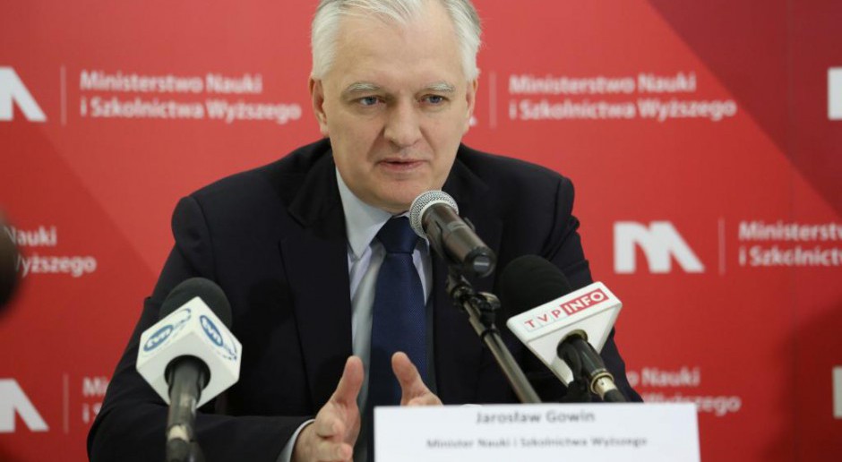 Jarosław Gowin: Jest pytanie czy potrzebujemy tylu wiceministrów, tu będzie korekta