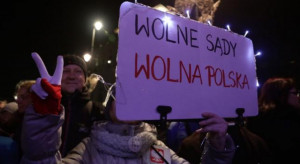 W Krakowie manifestowano "w obronie niezależności sądów"
